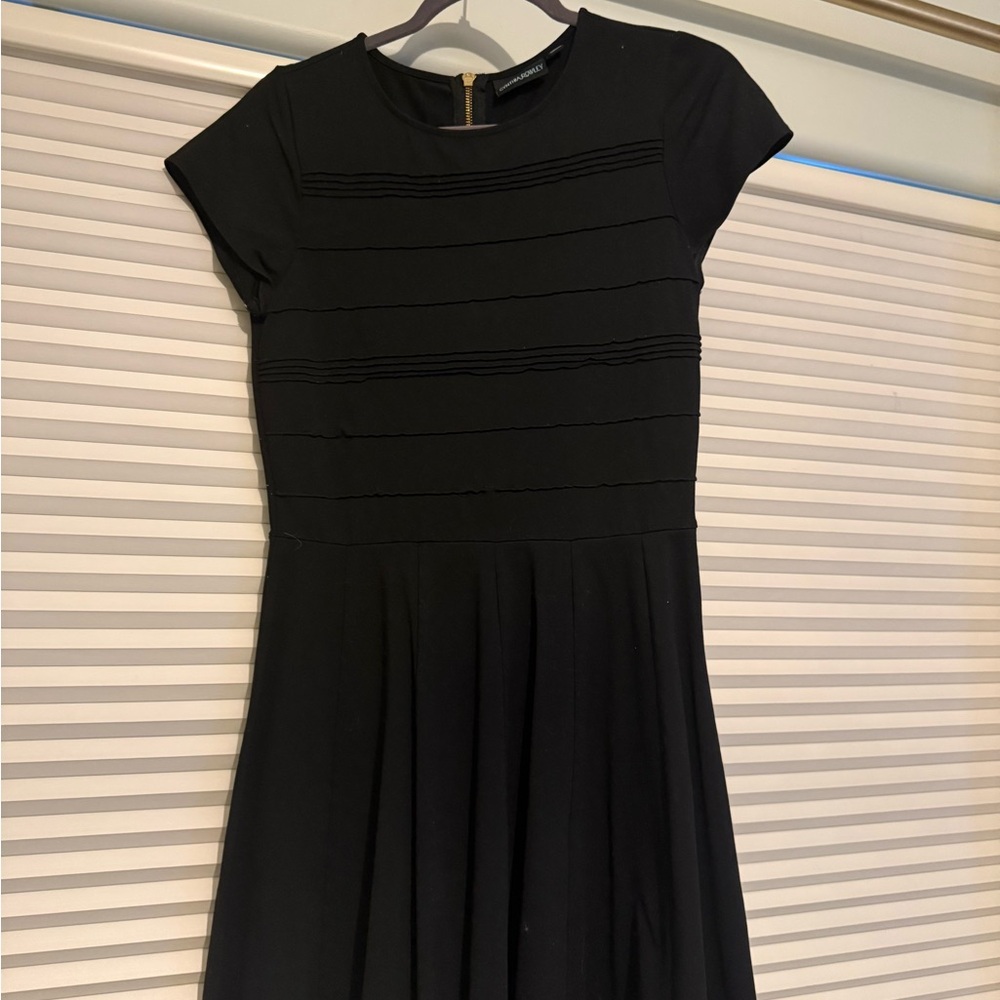 Cynthia Rowley Black Midi Dress